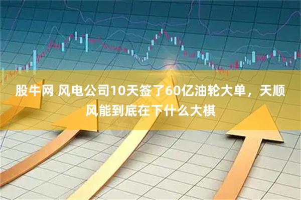 股牛网 风电公司10天签了60亿油轮大单，天顺风能到底在下什么大棋